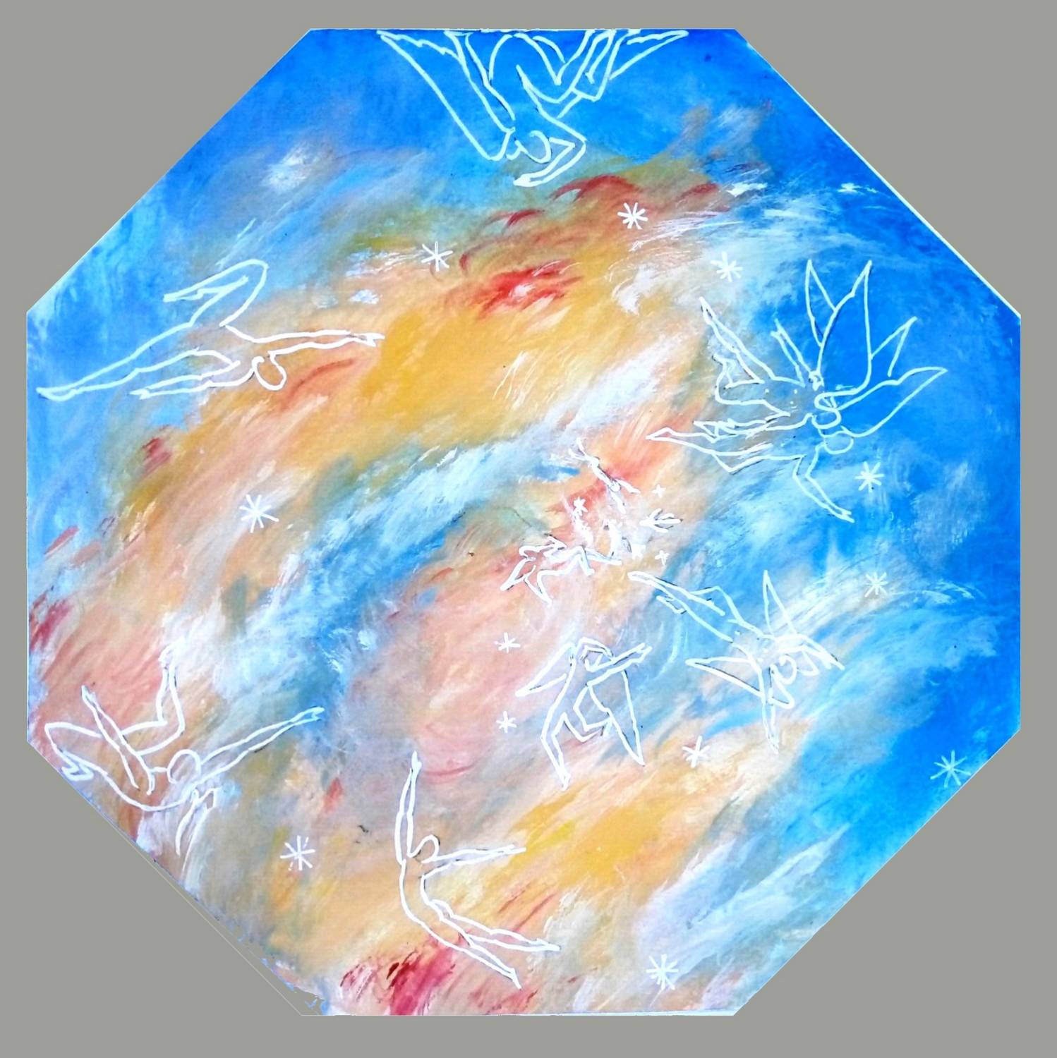 maquette pour un plafond en céramique