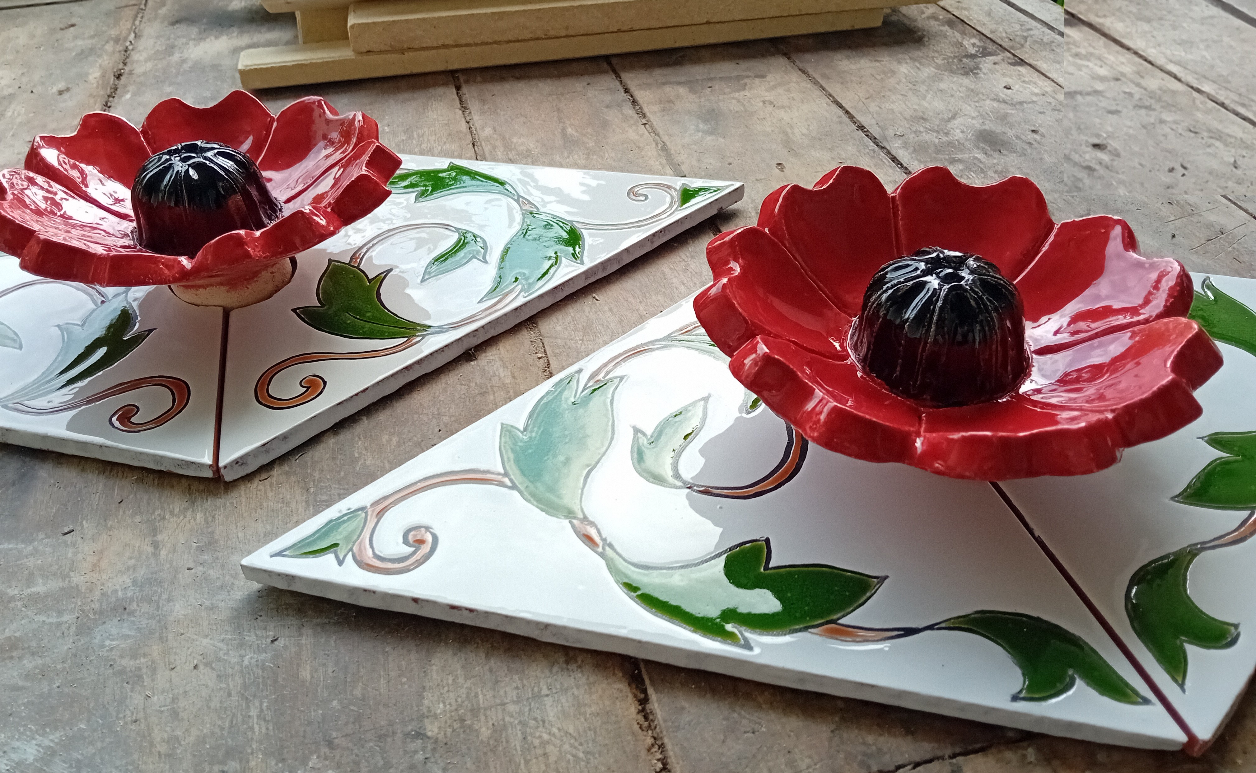 Fleur Coquelicot sur platine